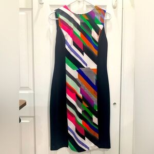 Abstract Modern Design Calvin Klein dress